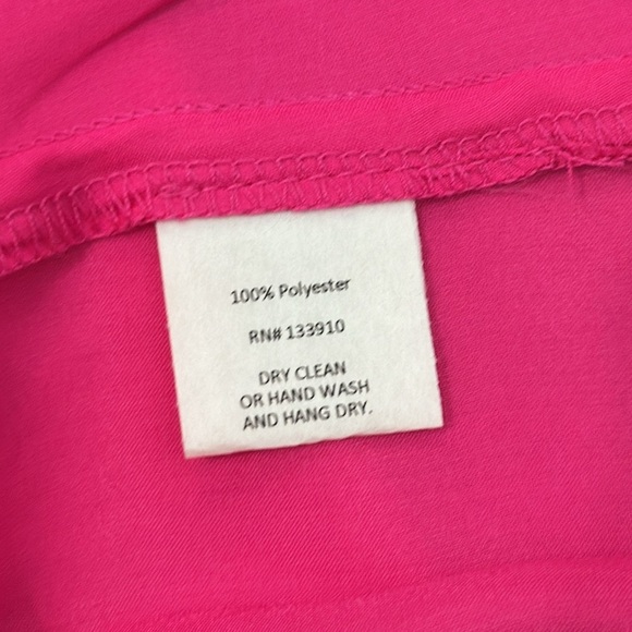 Show Me Your MuMu hot pink Winslet cowl neck slip gown size large - Picture 15 of 16